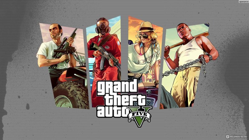 Grand Theft auto v Постер ps4