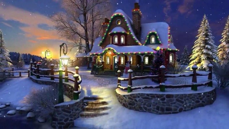 Новогодний пейзаж