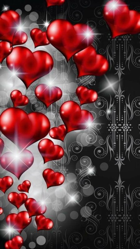 Заставки на телефон сердечки