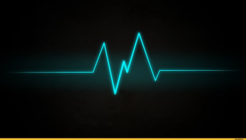 Неоновые линии на черном фоне