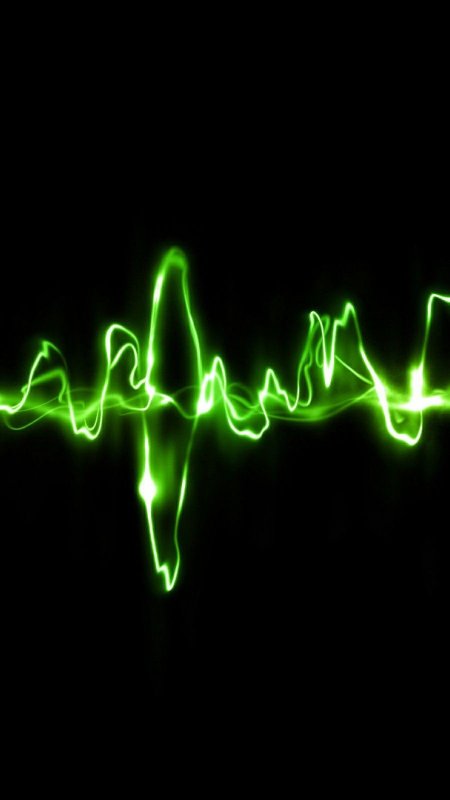 Кардиограмма неоновая