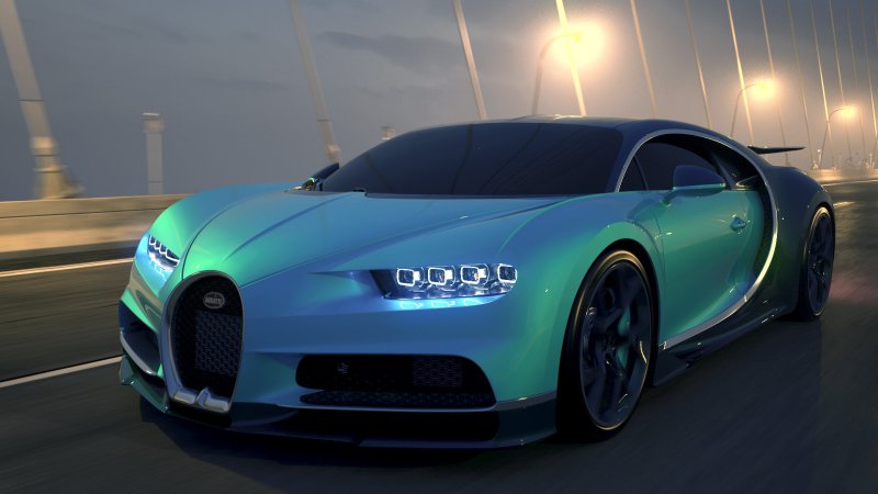 Бугатти Шерон диво