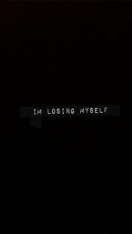 Депрессивные обои с надписями