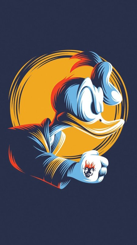 Дональд дак обои на айфон