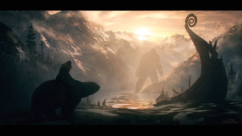 Скандинавия Викинги Вакхалла