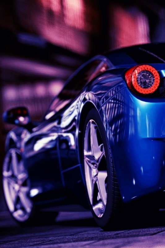 Машина на красивом фоне