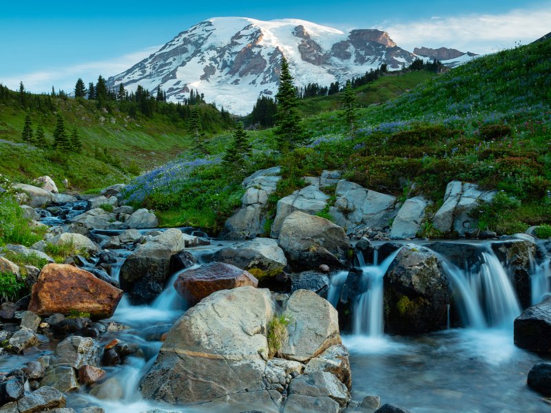 Природа Кахети горы водопад