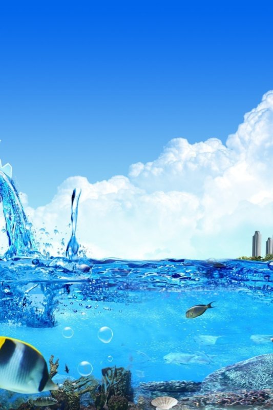 Вертикальная вода