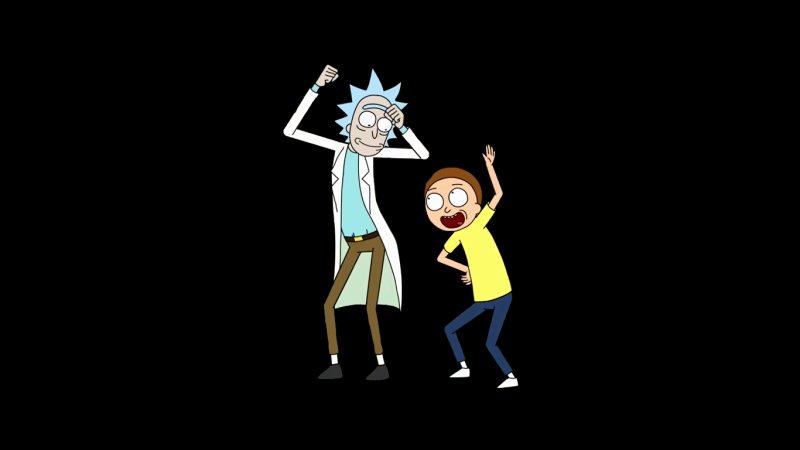 Rick and Morty на рабочий стол