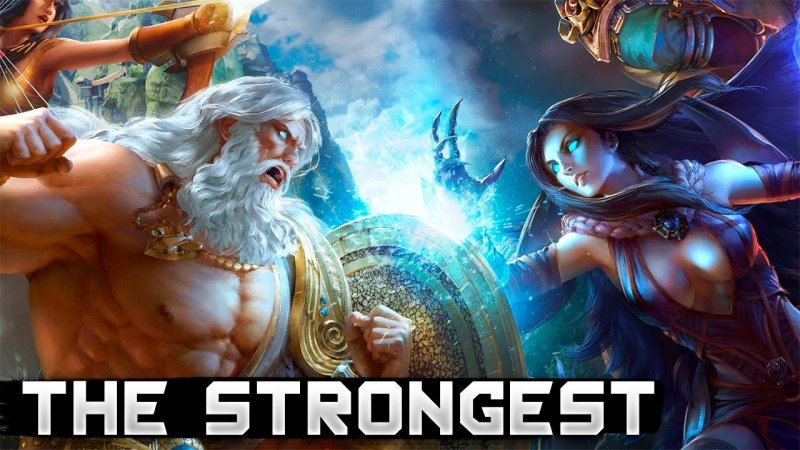 Зевс фэнтези арт