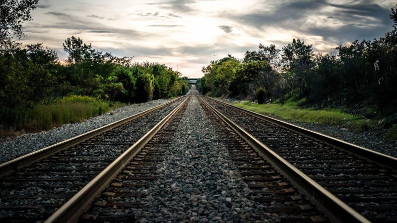 Фон железная дорога