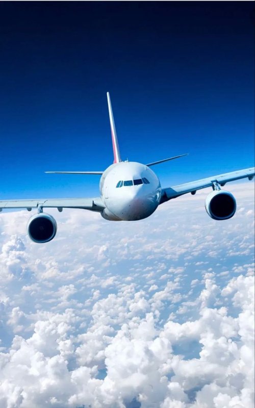 Самолет в небе