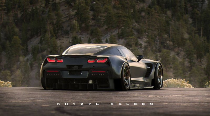 Chevrolet Corvette c7 Black