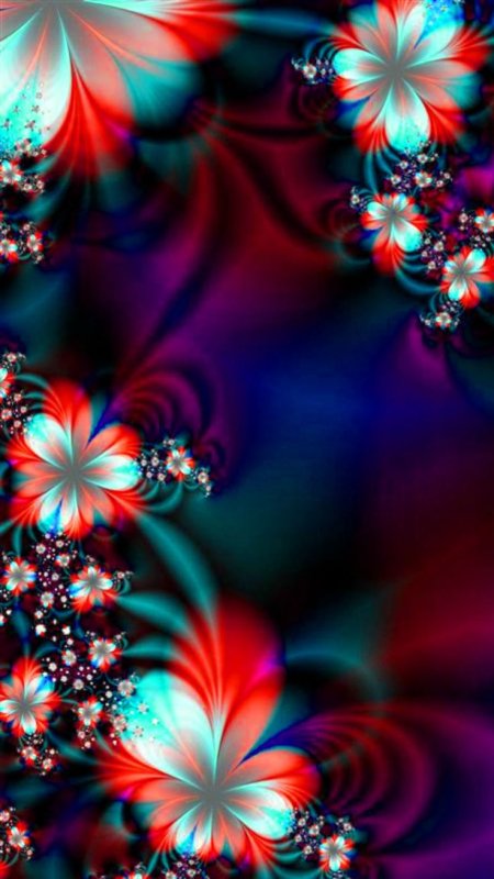 Абстрактные цветы