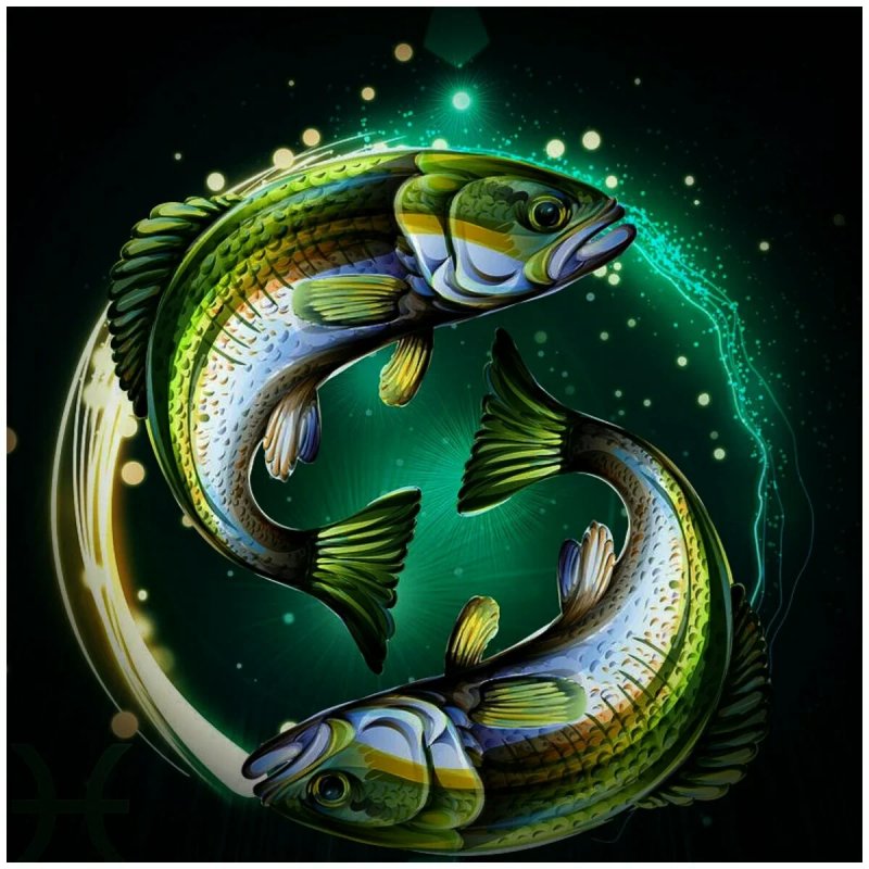 Знак зодиака рыбы рисунок