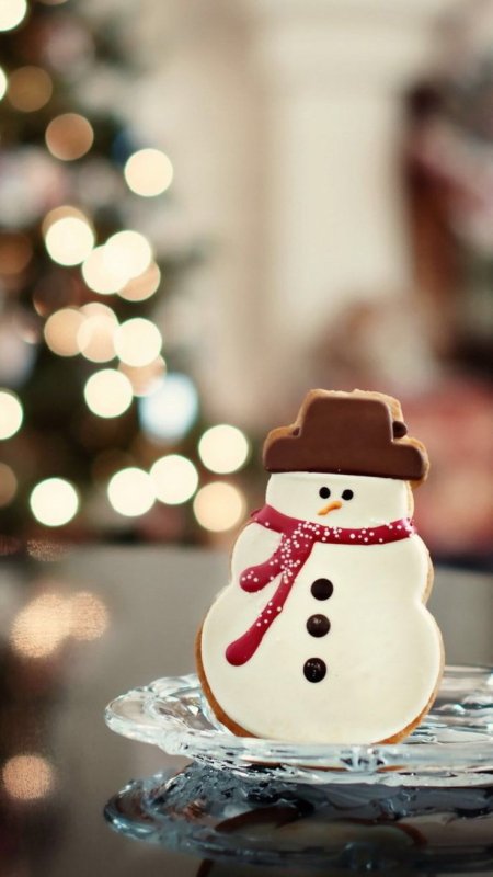 Новогодние обои на телефон