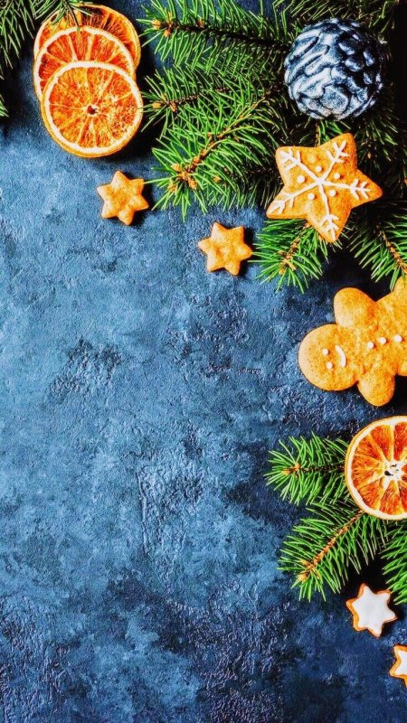 Новогодние заставки на телефон