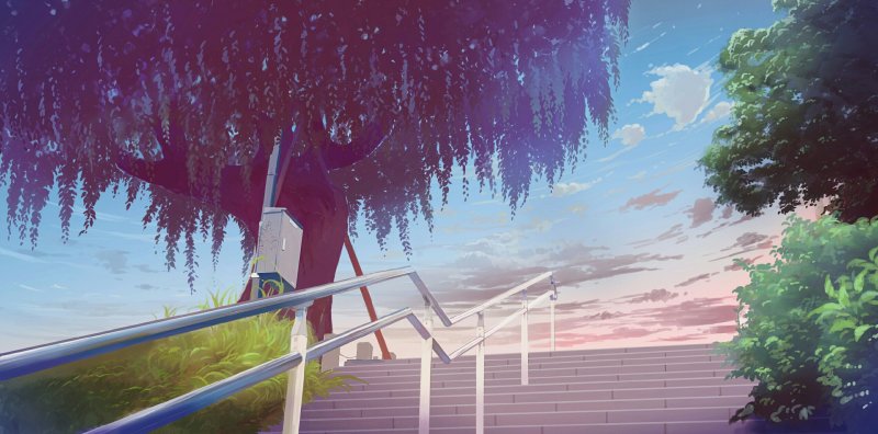 Макото Синкай кадры