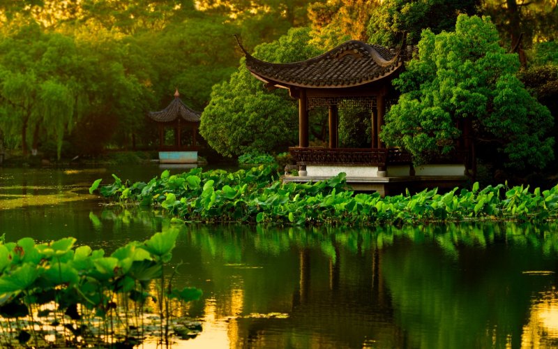 Парк Ханчжоу Китай