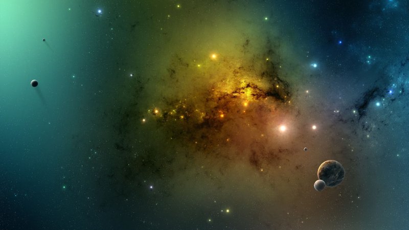 Космос звезды планеты