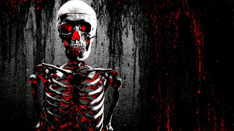 Заставка на рабочий стол скелет