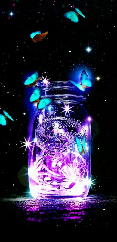 Неоновые заставки на телефон