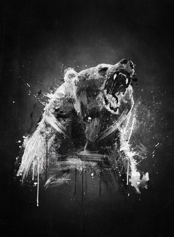 Медведь арт