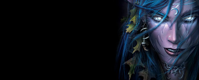 Варкрафт 3 эльфийка