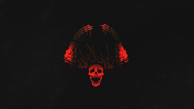 Череп Минимализм 4к