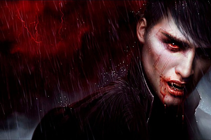 Красивый вампир