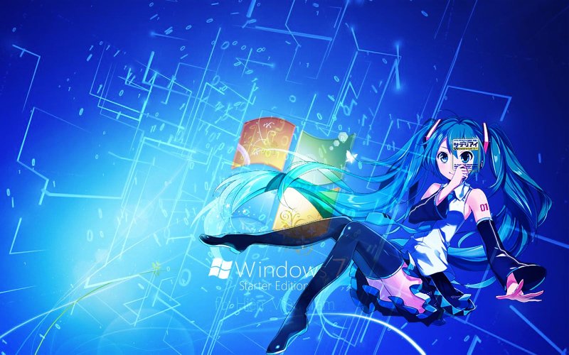 Аниме виндовс 7