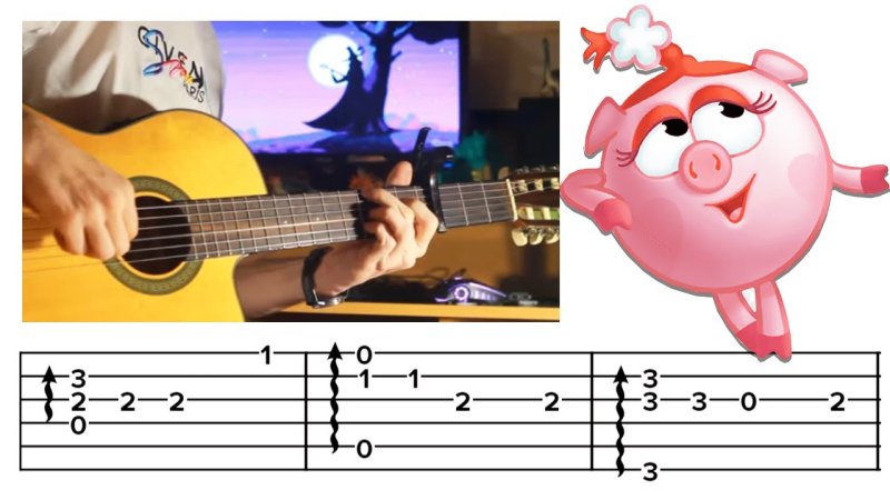 Ноты из смешариков