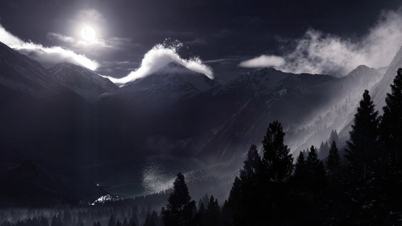 Мрачный пейзаж