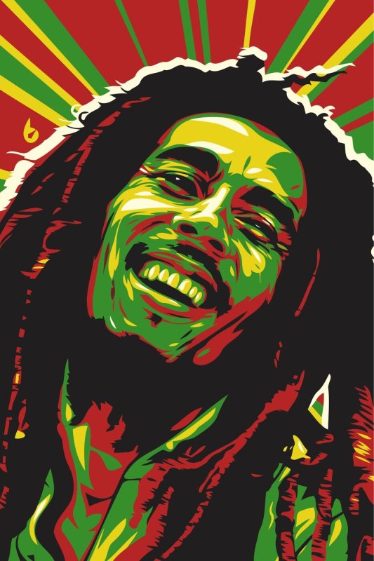 Боб Марли арт