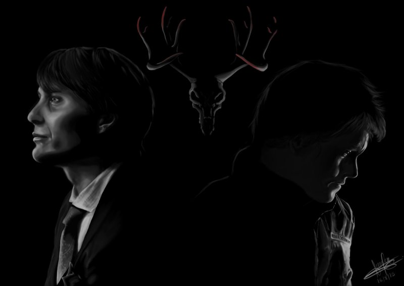 Мадс Миккельсен Ганнибал олень