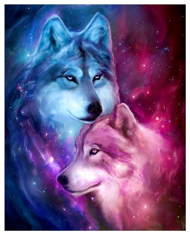 Волк и волчица