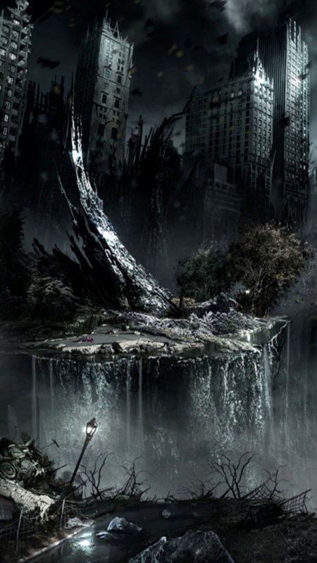 Мрачные заставки на телефон