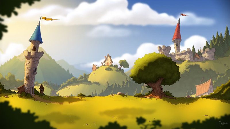 Красивый фон для игры