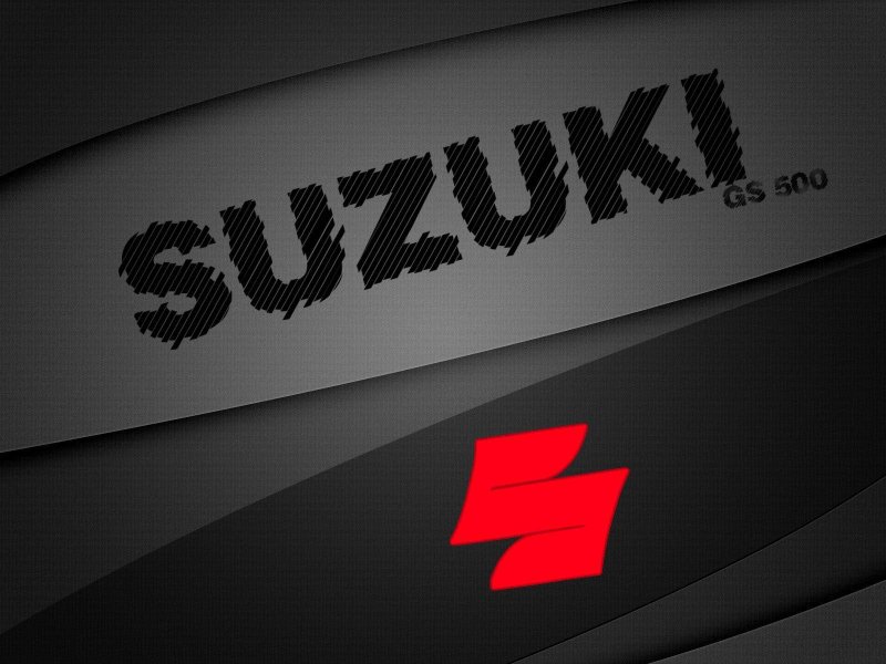 Надпись Suzuki