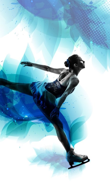 Фигурист фон