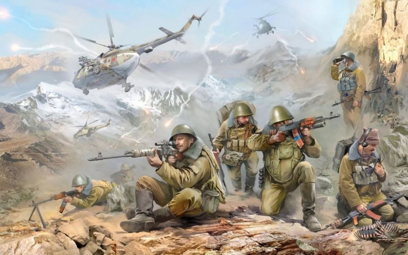 Советские десантники Афганистан 1/35 звезда