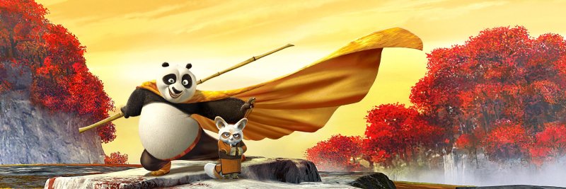 Кунг-фу Панда деревня панд