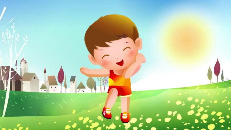 Спортивные фоны для детского сада