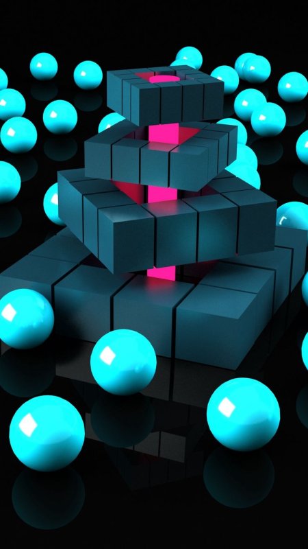 Яркий кубик