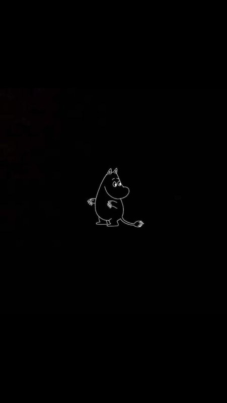 Простые рисунки на черном фоне