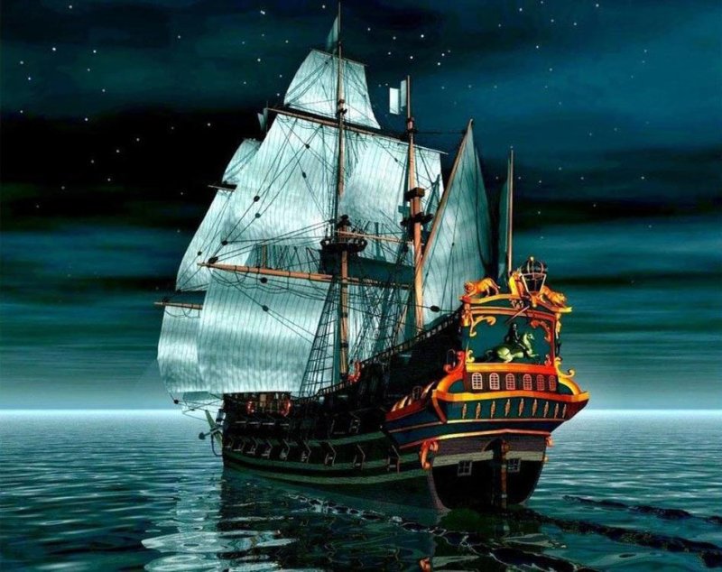 Галеон черная Жемчужина