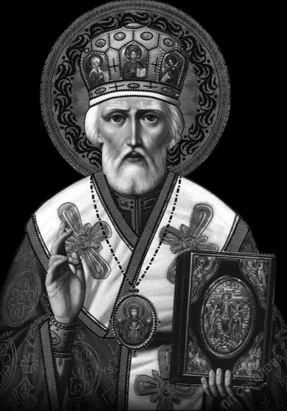 Св Николай Чудотворец икона на памятник