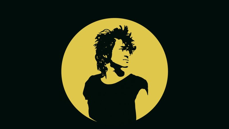 Виктор Цой силуэт