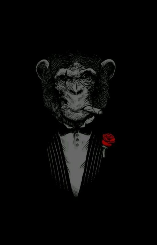 Обезьяна с сигарой