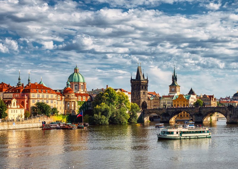 Прага город Карлов мост